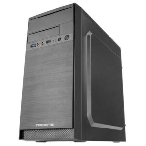tacens anima ac4500 caja minitorre micro atx, mini itx con fuente de alimentacion 500w tamaño hdd 2.5", 3.5", 5.25" usb a 2.0, usb a 3.0 y audio
