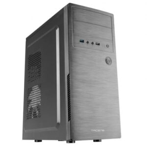 tacens initiox caja semitorre atx, micro atx, mini itx tamaño hdd 2.5", 3.5", 5.25" usb a 2.0, usb a 3.0 y audio 1 ventiador 120mm instalado