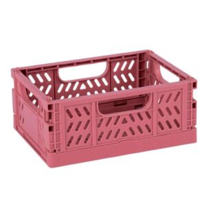 apli up north pack de 4 cajas de plastico plegables y apilables tamaño 140x100x60mm ideal para herramientas, juguetes, colada etc... colores surtidos