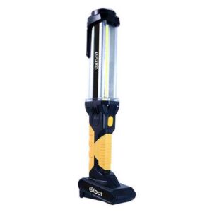 elbat linterna led recargable gancho e iman cob + led 10w 800lm color negro