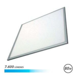 elbat panel led 60x60 80w 7600lm luz fria ahorro de energia larga vida util facil instalacion color blanco