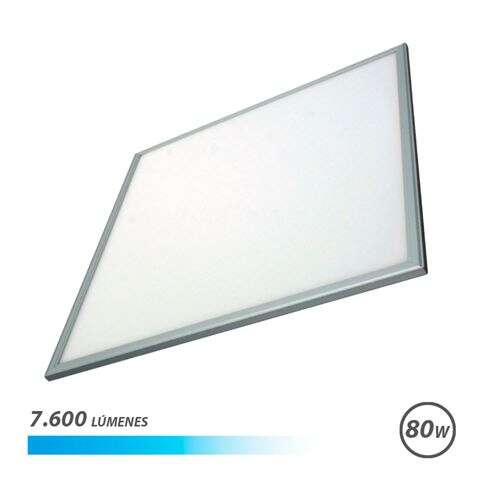 elbat panel led 60x60 80w 7600lm luz fria ahorro de energia larga vida util facil instalacion color blanco