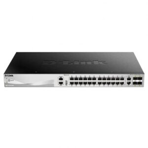 d link switch gestionable l3 24p sfp + 2p 10g + 4p 10g sfp+