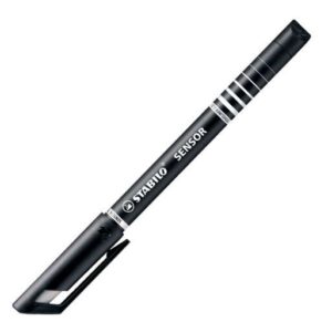 stabilo sensor rotulador de punta fina amortiguada trazo de 0.3mm color negro