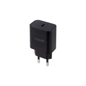 tooq cargador de pared 1x usb c/pd 20w color negro