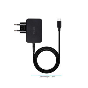 tooq cargador de portatil gan usb c/pd 65w cable de 1.80m color negro