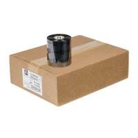 zebra zipship 2300 pack de 12 cintas de transferencia termica original cintas de cera nucleo 25mm, ancho 110mm, longitud 450m