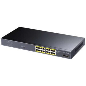 cudy gs1020ps2 switch gigabit poe+ de 16 puertos con 2 puertos gigabit sfp