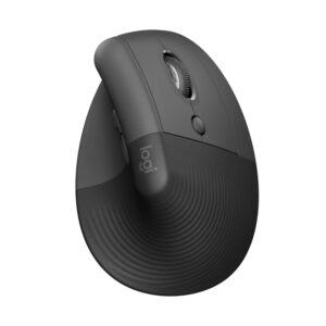 logitech lift raton vertical bluetooth e inalambrico usb 4000dpi 5 botones uso diestro color negro/gris