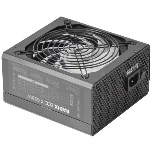 tacens radix eco x 650 fuente de alimentacion 650w atx pfc activo ventilador 140mm