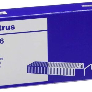 petrus caja de 5000 grapas 26/6 cobreadas hasta 30 hojas patilla de 6mm