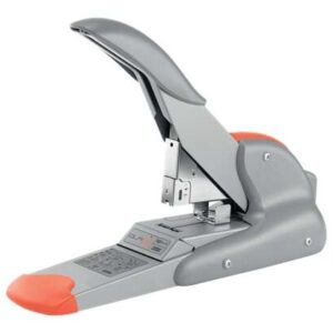 rapid duax grapadora de gruesos hasta 170 hojas grapado plano para grapas rapid duax color gris/naranja