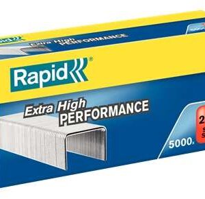rapid super strong caja de 5000 grapas 26/8+ hasta 50 hojas alambre galvanizado superreforzado patilla de 8,5mm