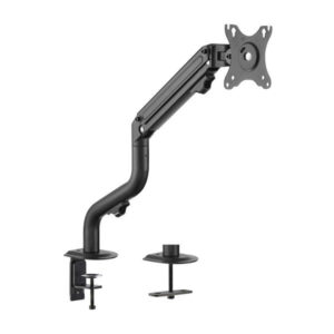 aisens soporte de mesa eco contrapeso giratorio e inclinable para monitor/tv 8kg (3 pivotes 1 brazo) de 17 32 color negro