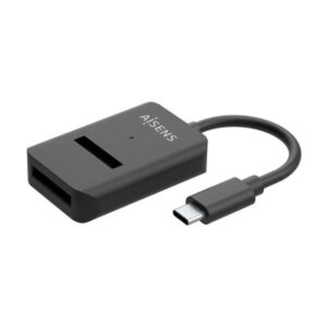 aisens usb c dock m.2 (ngff) asuc m2d011 bk sata/nvme a usb3.1 gen2 color negro