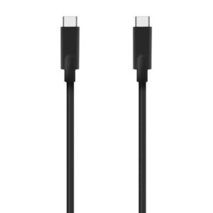 aisens cable usb 3.2 gen1 5gbps 4k@60hz 3a 60w e marker tipo usb c/m usb c/m 4.0m color negro