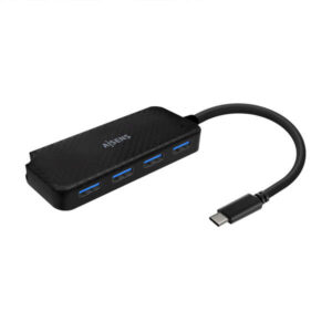 aisens hub usb 3.1 usb c usb c/m 4xtipo a/h 15cm color negro