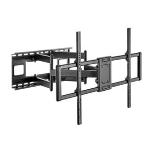 aisens soporte pro giratorio inclinable y nivelable para monitor/tv 120kg de 60 120 color negro
