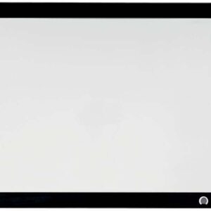 nobo pizarra blanca magnetica pequeña con clip para notas 430x580mm diseño sin marco funciones de gancho color blanco