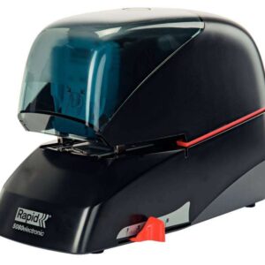 rapid grapadora electrica supreme r5080e 80 hojas carga de cartucho duradera negro