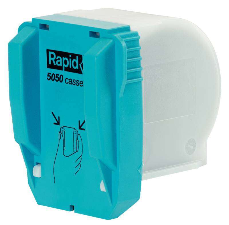 rapid cartucho de grapas r5050 grapa hasta 50 hojas de papel carga facil patentado reemplazo de piezas color negro