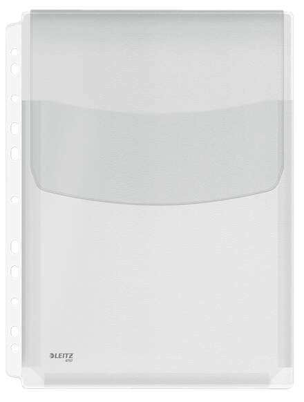 leitz pack de 5 fundas fuelle con solapa a4 multitaladro 11 capacidad 200 hojas fabricada en pvc de 170 micras expansibles hasta 20mm textura lisa