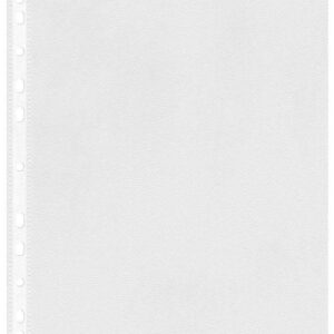 esselte eco pack de 100 fundas multitaladro portadocumentos a4 lamina de pp reciclable transparente de 0,05mm acabado piel de naranja 11 taladros