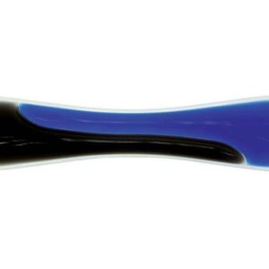 kensington reposamuñecas de gel duo almohadilla de gel canal de ventilacion combinacion de colores en dos tonos acabado suave color azul/negro gris