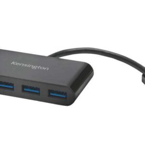 kensington hub 4 puertos usb 3.0 amplia productividad negro