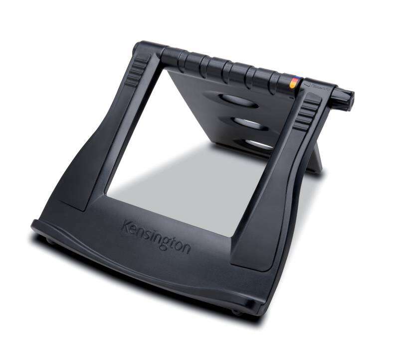 kensington smartfit easy riser soporte para portatil de 12 a 17" estructura que facilita la ventilacion 3 ajustes de altura diseño universal color negro