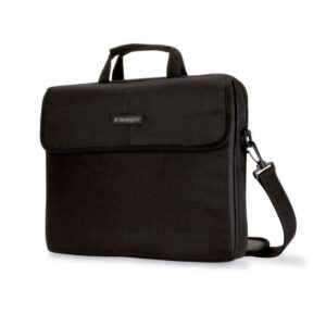 kensington sp10 classic bolsa de transporte para portatil hasta 15.6" neopreno alta densidad asa de transporte reforzada bandolera ajustable con zona acolchada color negro
