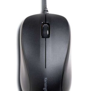 kensington valumouse raton usb sensor de 1000ppp 3 botones uso ambidiestro clics silenciosos color negro