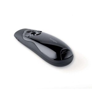 kensington expert presentador inalambrico con puntero laser rojo y control de cursor negro joystick de control del cursor boton retroiluminado rango inalambrico de 45m almacenamiento interno