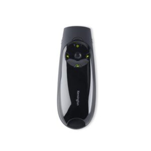 kensington expert presentador inalambrico con puntero laser verde y control de cursor luminosidad 10 veces mayor botones retroiluminados rango inalambrico 45m color negro