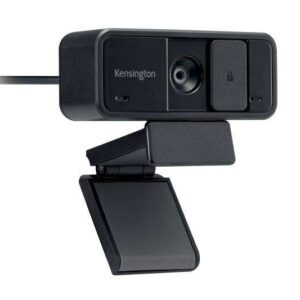 kensington w1050 webcam de angulo amplio y enfoque fijo 1080p video nitido y sensor de gran tamaño ajuste manual y campo de vision diagonal de 95° negro