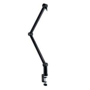 kensington a1020 brazo articulado para microfonos, camaras web y sistemas de iluminacion soporte versatil para accesorios de videoconferencia extensiones horizontales y verticales amplias color negro