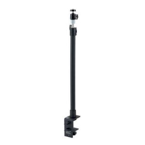 kensington a1000 soporte telescopico para microfonos, camaras web y sistemas de iluminacion extensible de 508 a 762mm montaje adaptable organizacion de cables color negro