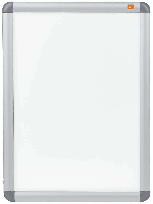 nobo marco publicitario tamaño a3 con proteccion de pvc antirreflectante y resistente a la intemperie marco de aluminio elegante color plata
