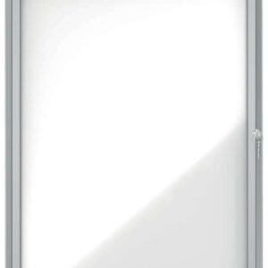 nobo vitrina exteriores 4 hojas a4 superficie blanca magnetica 532x692x45mm segura aluminio