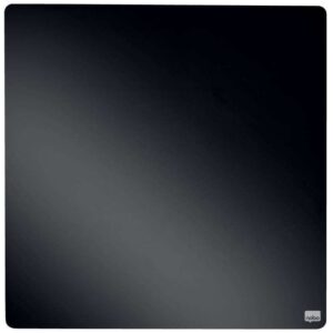 nobo tile mini pizarra magnetica 360x360mm sin marco variedad de colores almohadillas e imanes diseño creativo y colorido negro