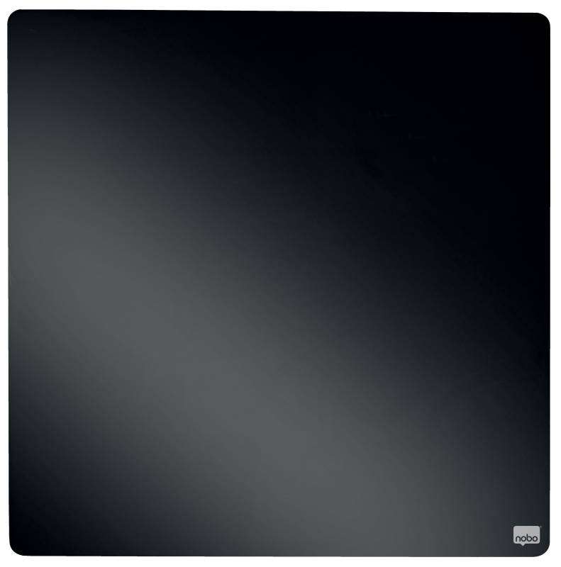 nobo tile mini pizarra magnetica 360x360mm sin marco variedad de colores almohadillas e imanes diseño creativo y colorido negro