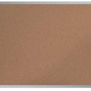 nobo essence tablero de anuncios de corcho 600x450mm montaje en esquinas superficie de corcho marco de aluminio anodizado color natural