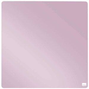 nobo mini pizarra magnetica tile 360x360mm sin marco almohadillas adhesivas e imanes diseño creativo y colorido rosa