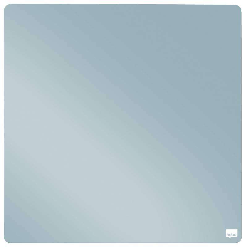 nobo mini pizarra magnetica tile 360mmx360mm sin marco baldosas de borrado en seco gris