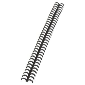 gbc clickbind pack de 50 canutillos para encuadernacion 8mm formato a4 para un maximo de 45 hojas color negro