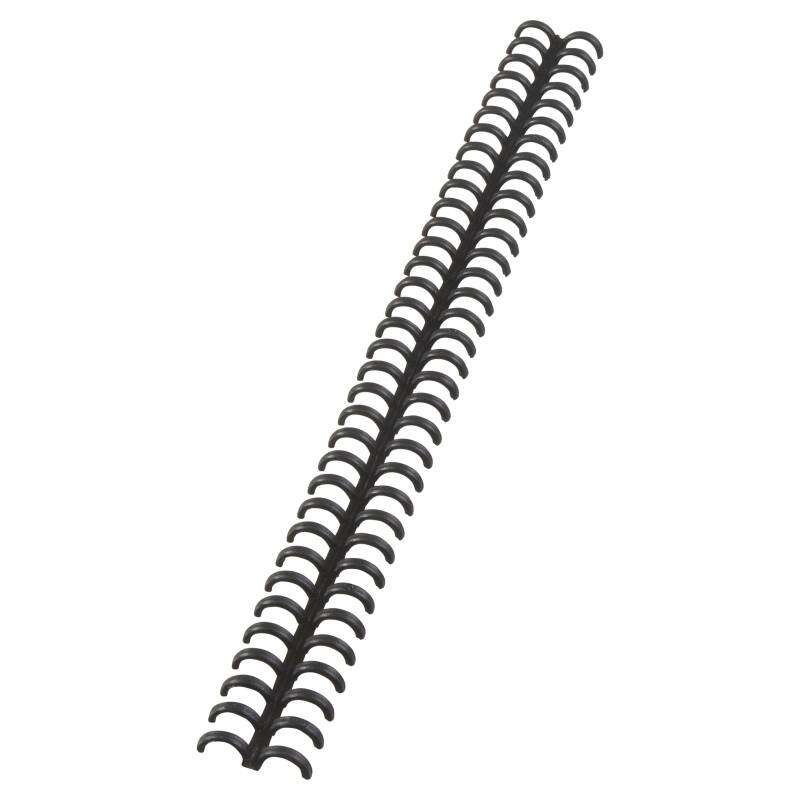 gbc clickbind pack de 50 canutillos para encuadernacion 8mm formato a4 para un maximo de 45 hojas color negro
