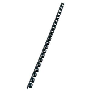 gbc combbind pack de 100 canutillos encuadernacion 10mm duradero y resistente color negro