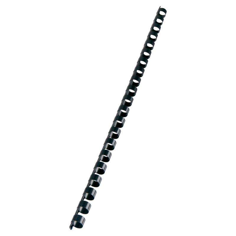 gbc combbind pack de 100 canutillos encuadernacion 10mm duradero y resistente color negro