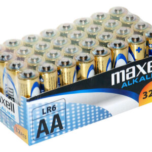 maxell pack de 32 pilas alcalinas lr06 aa 1.5v
