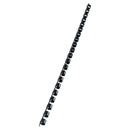 gbc combbind pack de 100 canutillos encuadernacion 12mm duradero y resistente color negro